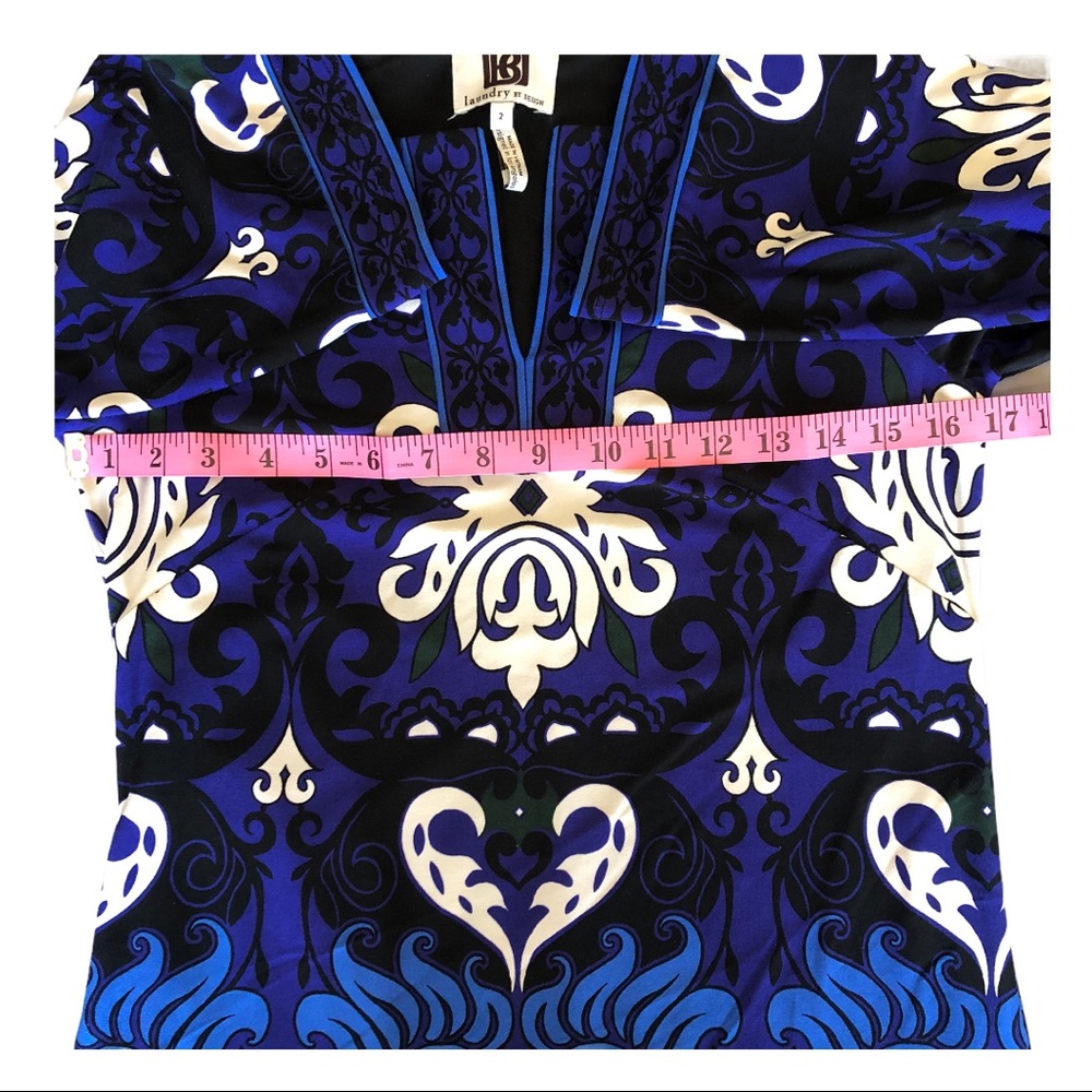 Laundry By Design Geometric Pattern Shift Dress 2 - image 6